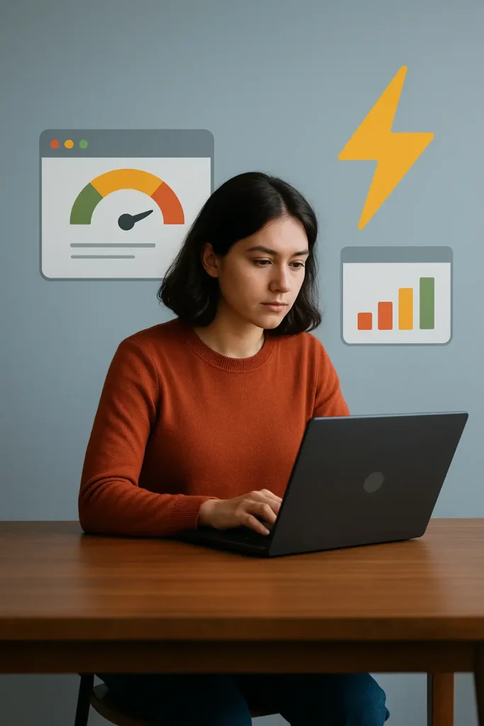 Professional working on Core Web Vitals